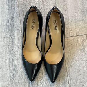 Michael Kors Black Leather Heels